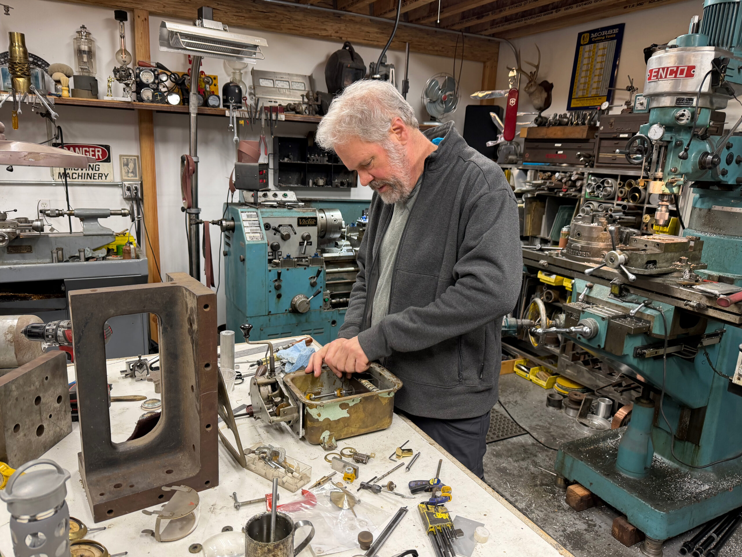 Fitting and machining at the bench