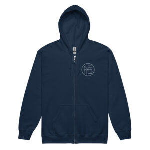 Hoodie with grey embroidered logo - photo 2 of 2