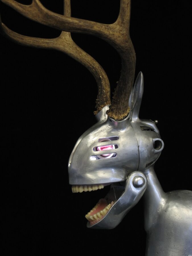 Attackalope - photo 3 of 3, kinetic sculpture by Nemo Gould