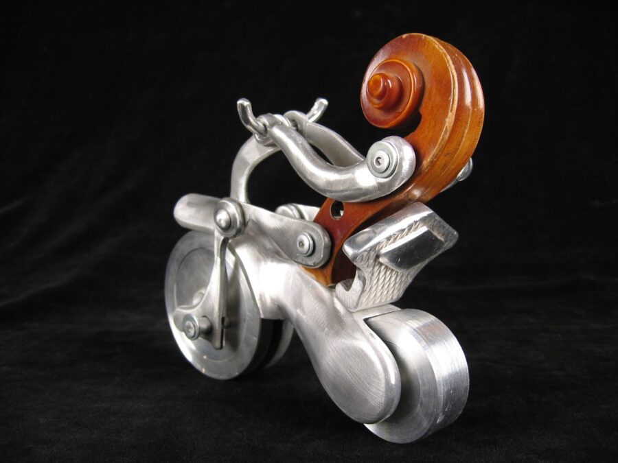 Bike - photo 3 of 3, kinetic sculpture by Nemo Gould