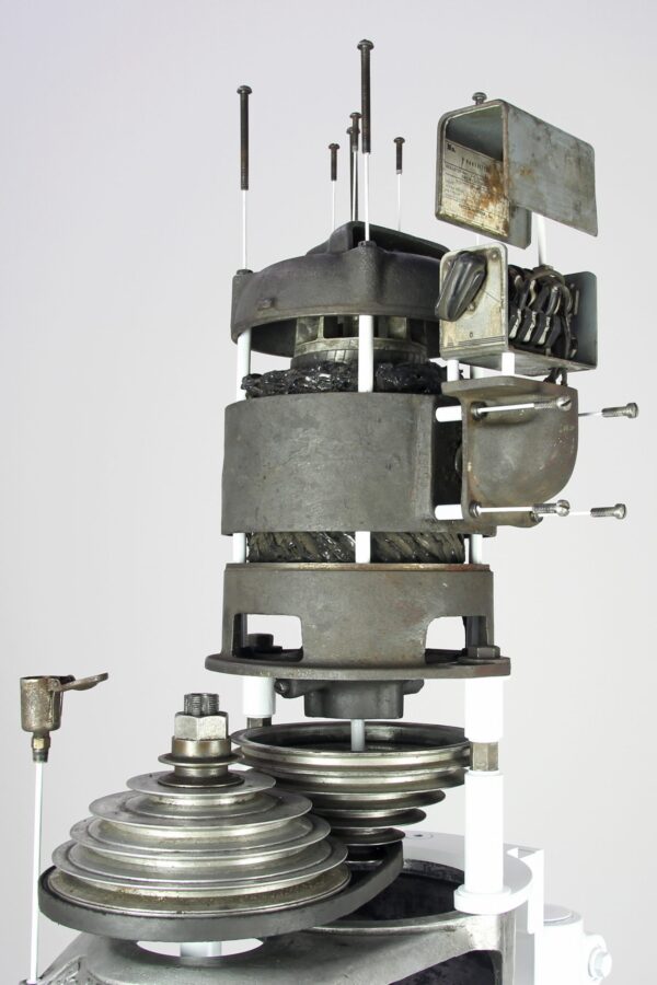 Exploded Bridgeport - photo 8 of 13, kinetic sculpture by Nemo Gould