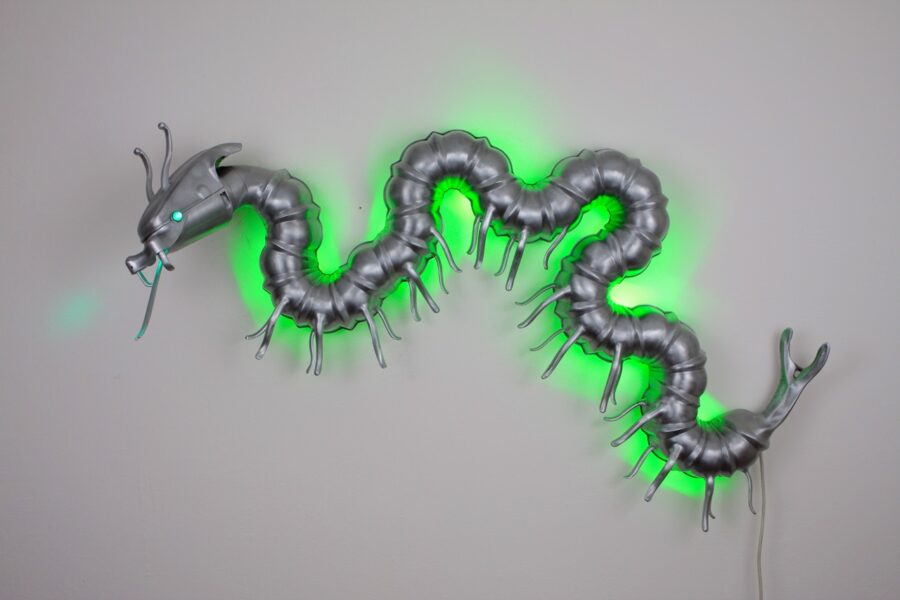 Centipede - photo 1 of 2, kinetic sculpture by Nemo Gould