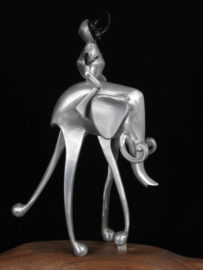 Elephant Scout - photo 1 of 3, kinetic sculpture by Nemo Gould