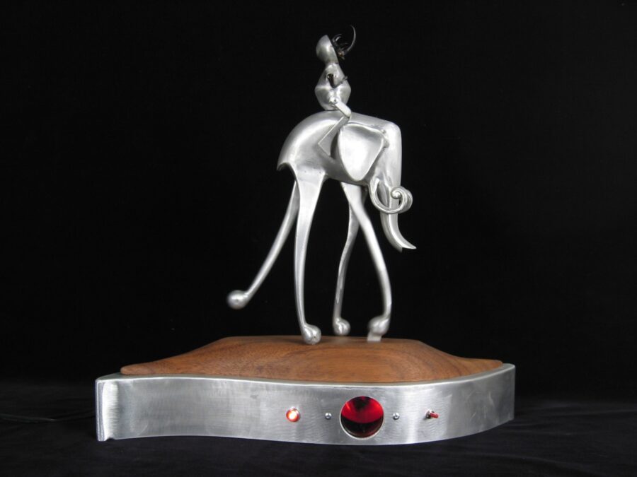 Elephant Scout - photo 2 of 3, kinetic sculpture by Nemo Gould