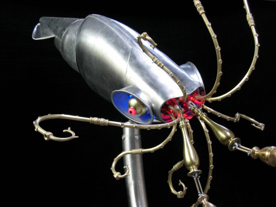Giant Squid - photo 4 of 7, kinetic sculpture by Nemo Gould