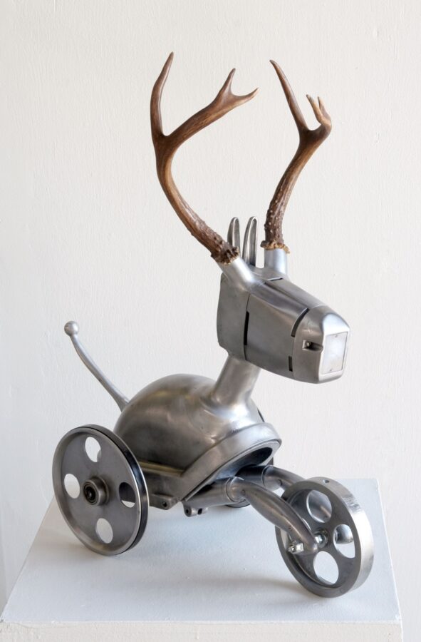 Impala, kinetic sculpture by Nemo Gould