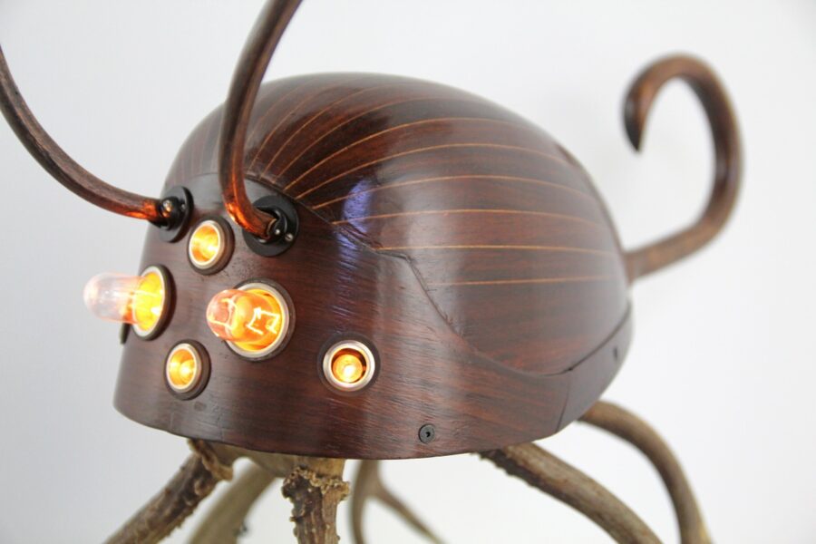 Mandolinsect - photo 2 of 3, kinetic sculpture by Nemo Gould