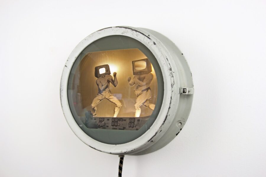 Moire Tension - photo 2 of 3, kinetic sculpture by Nemo Gould