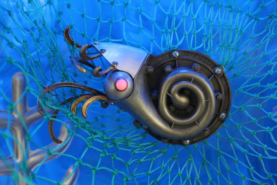 Nautilus for Monterey Bay Aquarium - photo 3 of 7, kinetic sculpture by Nemo Gould