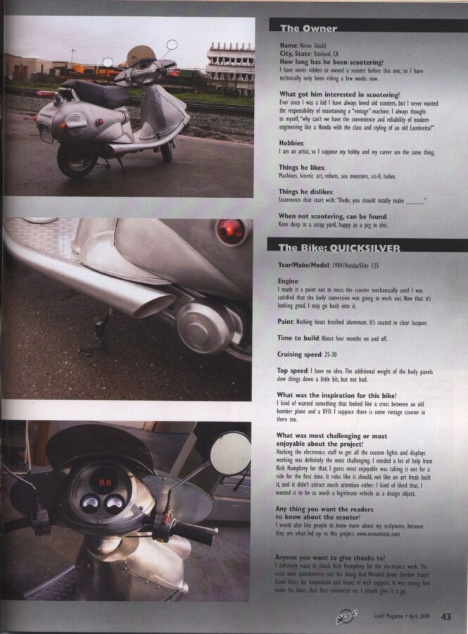 Scoot! Magazine, May 2008 - photo 2 of 4