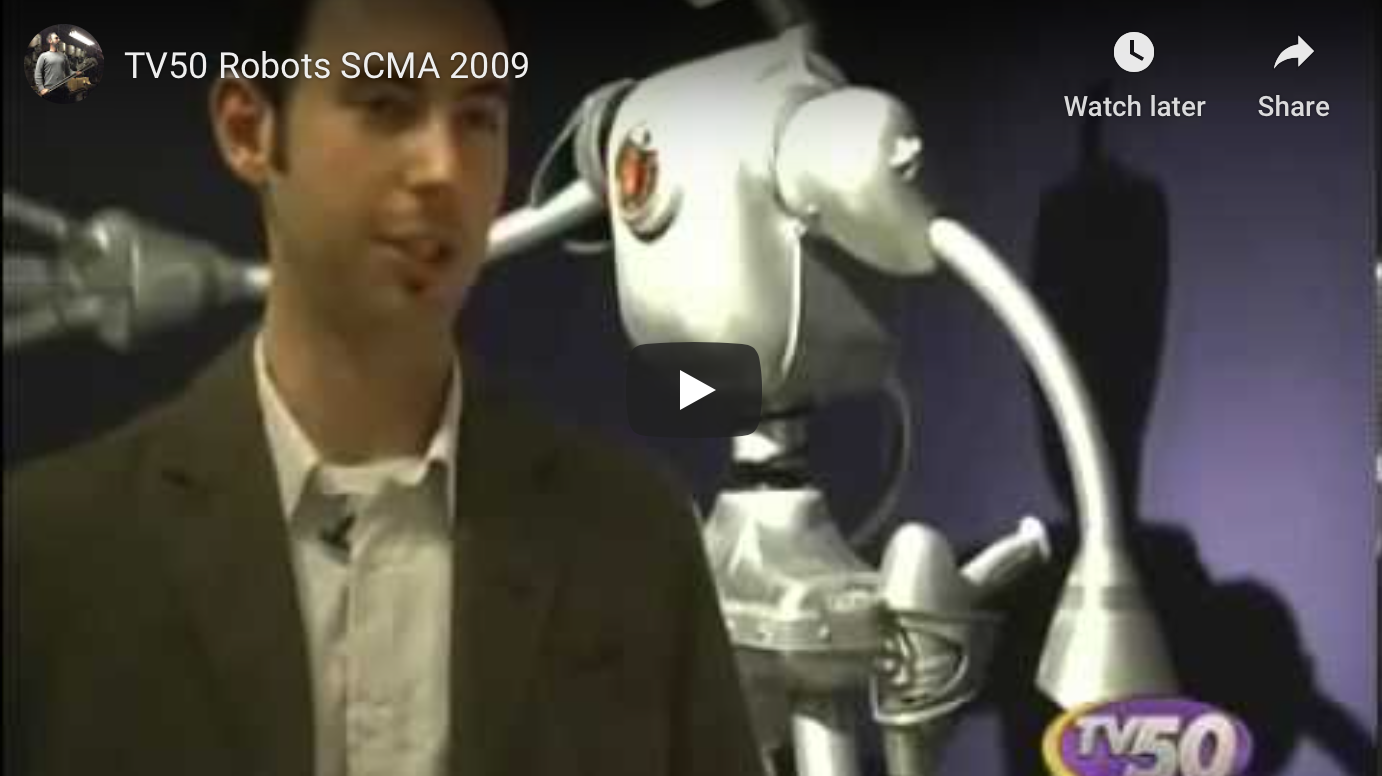TV50: Robots show, Sonoma County Museum, January 2009 - video