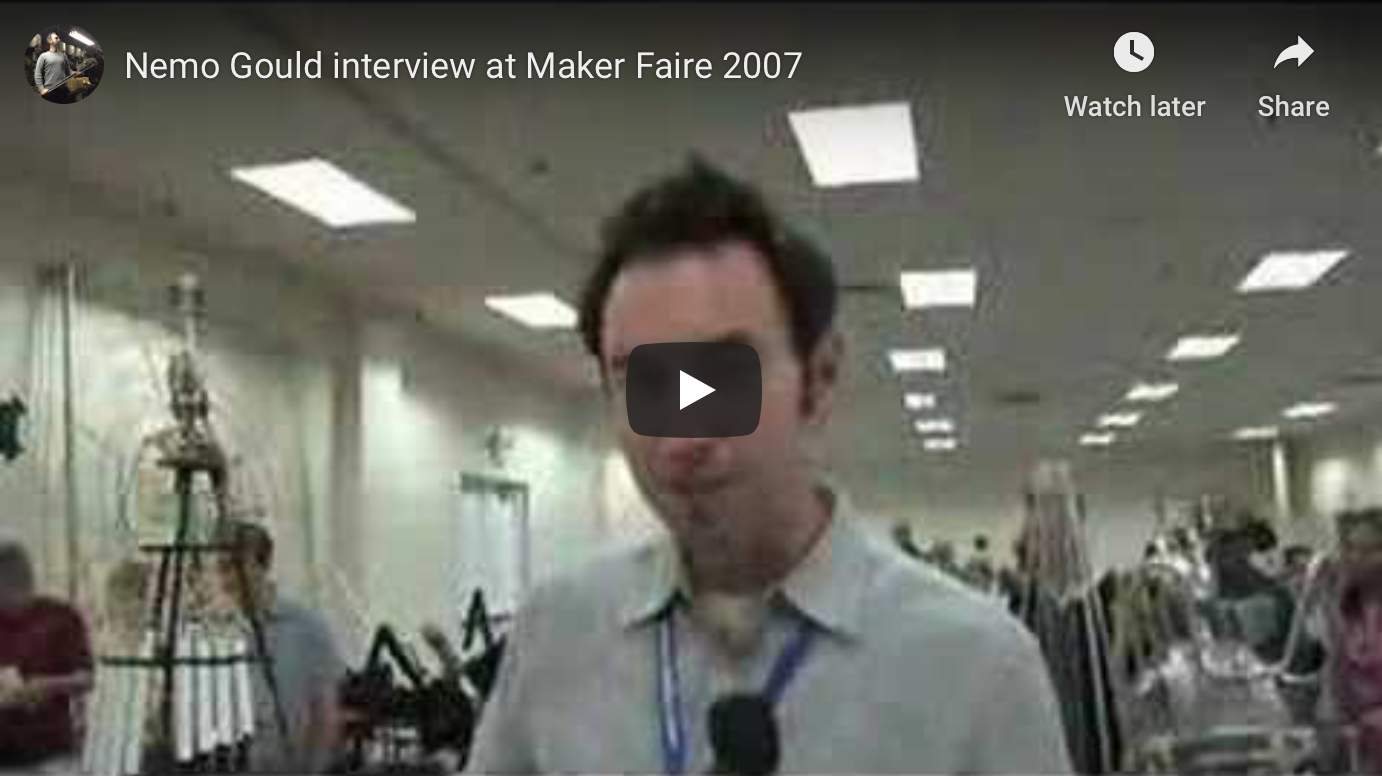 Maker Faire (interview for Lunch Meet), May 2007 - video
