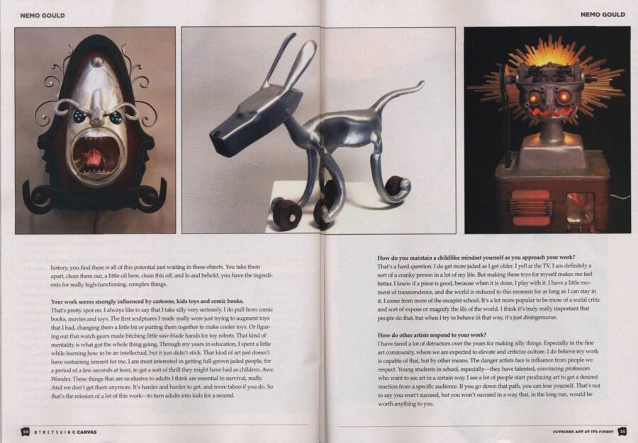 Stretching Canvas Magazine, April 2008 - photo 3 of 5